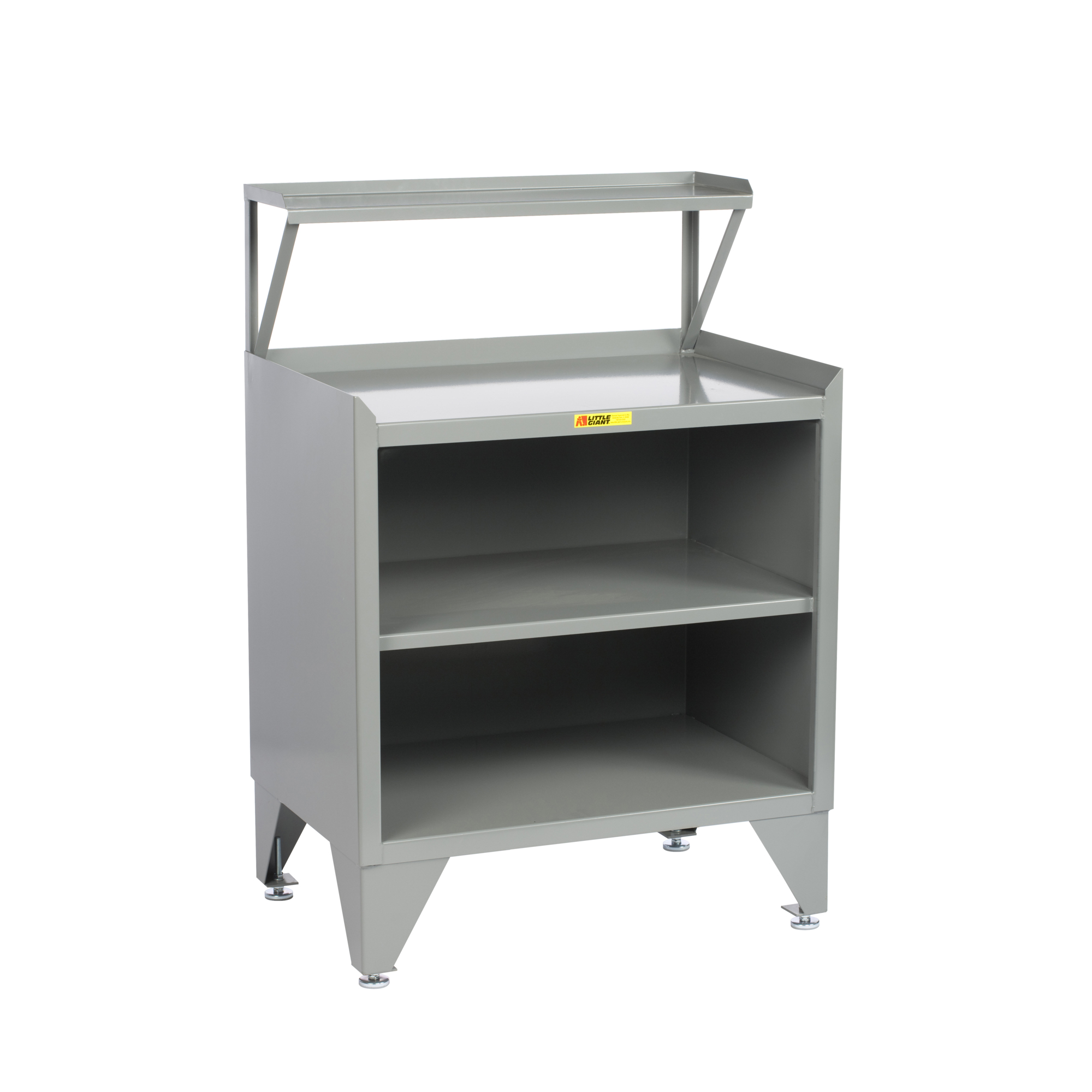 Little Giant Receiving Station - 24in. x 36in., 2000-Lb. Capacity, Center Shelf, Powder-Coated, Model# RS3-2436-LL